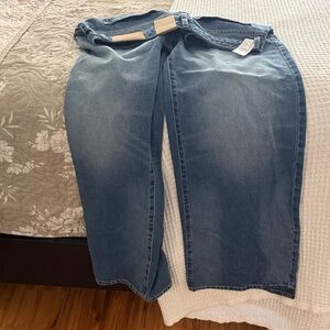 PacSun Wide-Leg Midwash Blue Jeans